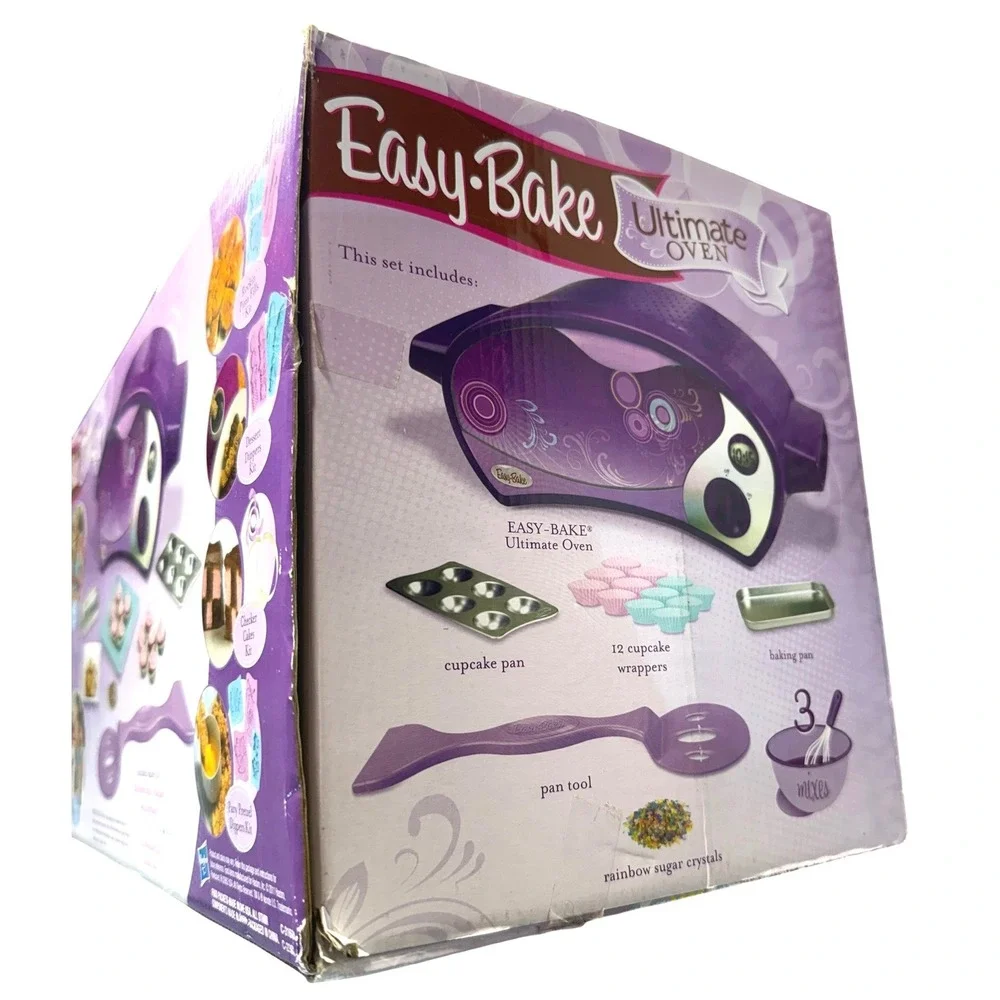 Hasbro Easy-Bake Ultimate Oven Purple Electric Toy Baking Set Model 93404 Pan